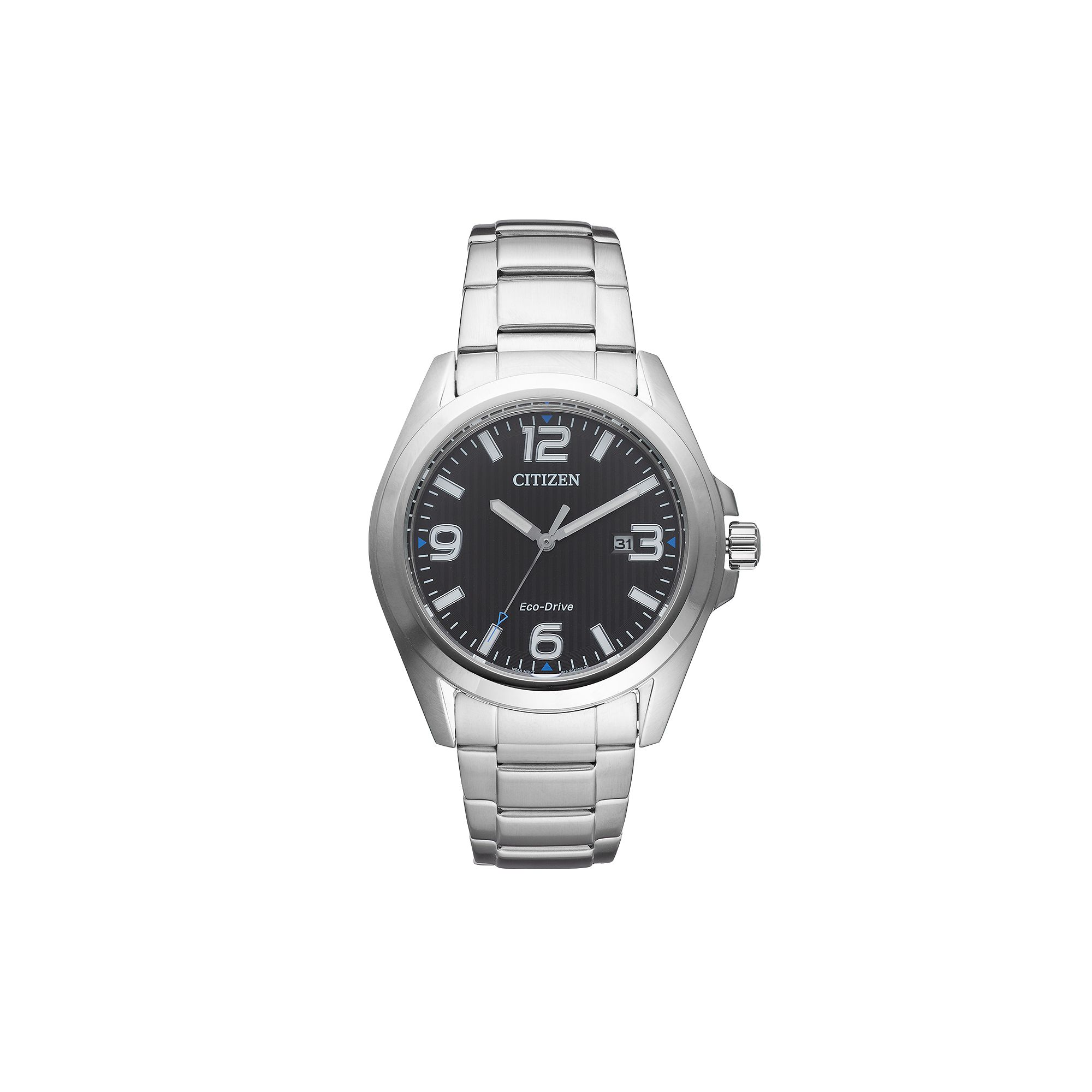 Citizen Eco-Drive Mens Sport Stainless Steel Watch - AW1430-86E, Silver To