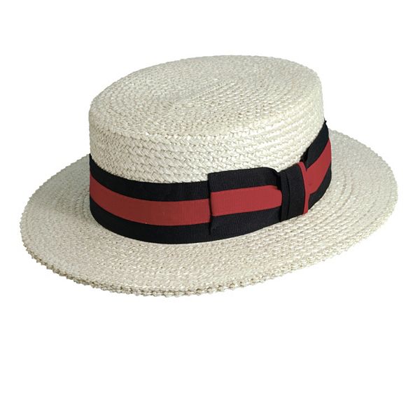 Scala Classico Straw Boater Hat Men