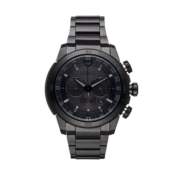 Citizen Eco-Drive Men's Ecosphere Black Ion-Plated Stainless Steel