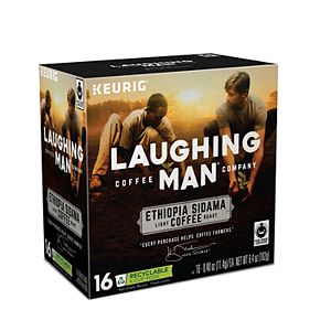 Keurig® K-Cup® Pod Laughing Man Ethiopia Sidama Light Roast Coffee - 16-pk.