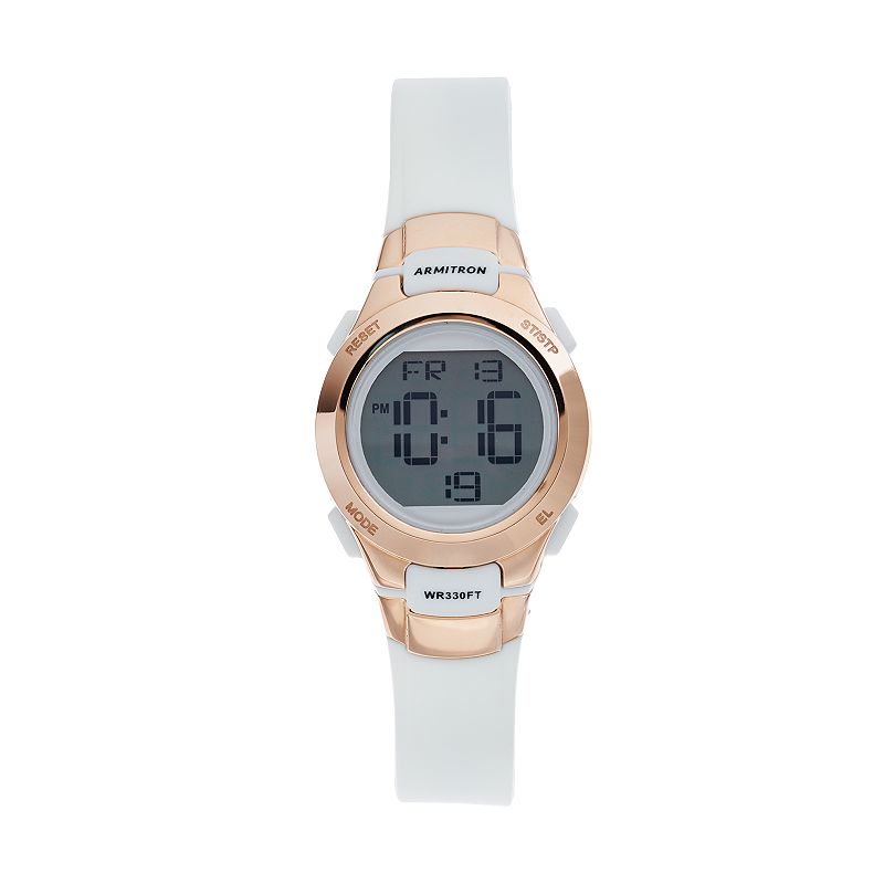 Armitron Womens Sport Digital Chronograph Watch - 45/7012RSG, Size: Small,