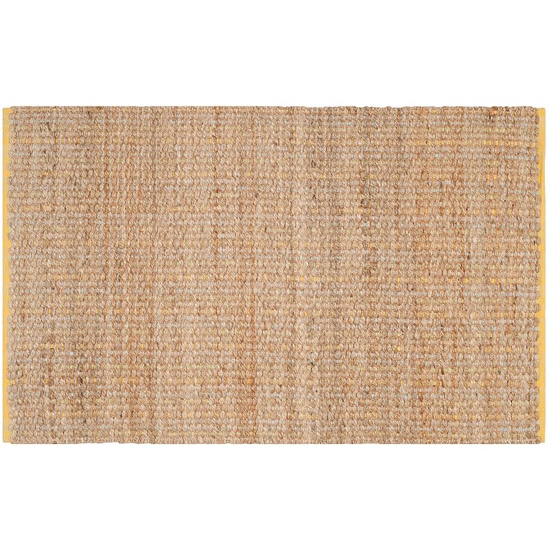 Safavieh Cape Cod Long Beach Jute Blend Rug, Yellow, 8X10 Ft