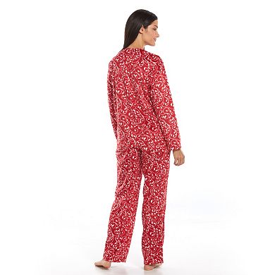Women's Croft & Barrow® Pajamas: Minky Fleece Pajama Gift Set