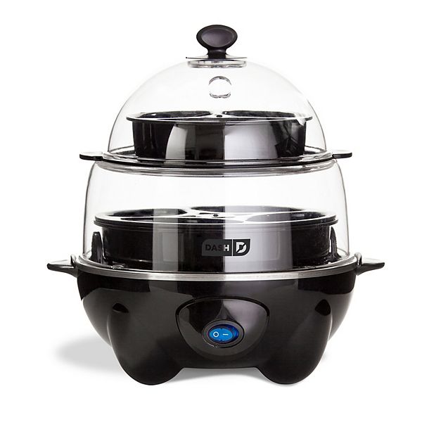 Dash Deluxe Express Two-Tier Egg Cooker ,Black