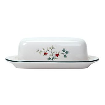 Pfaltzgraff Winterberry Covered Butter Dish