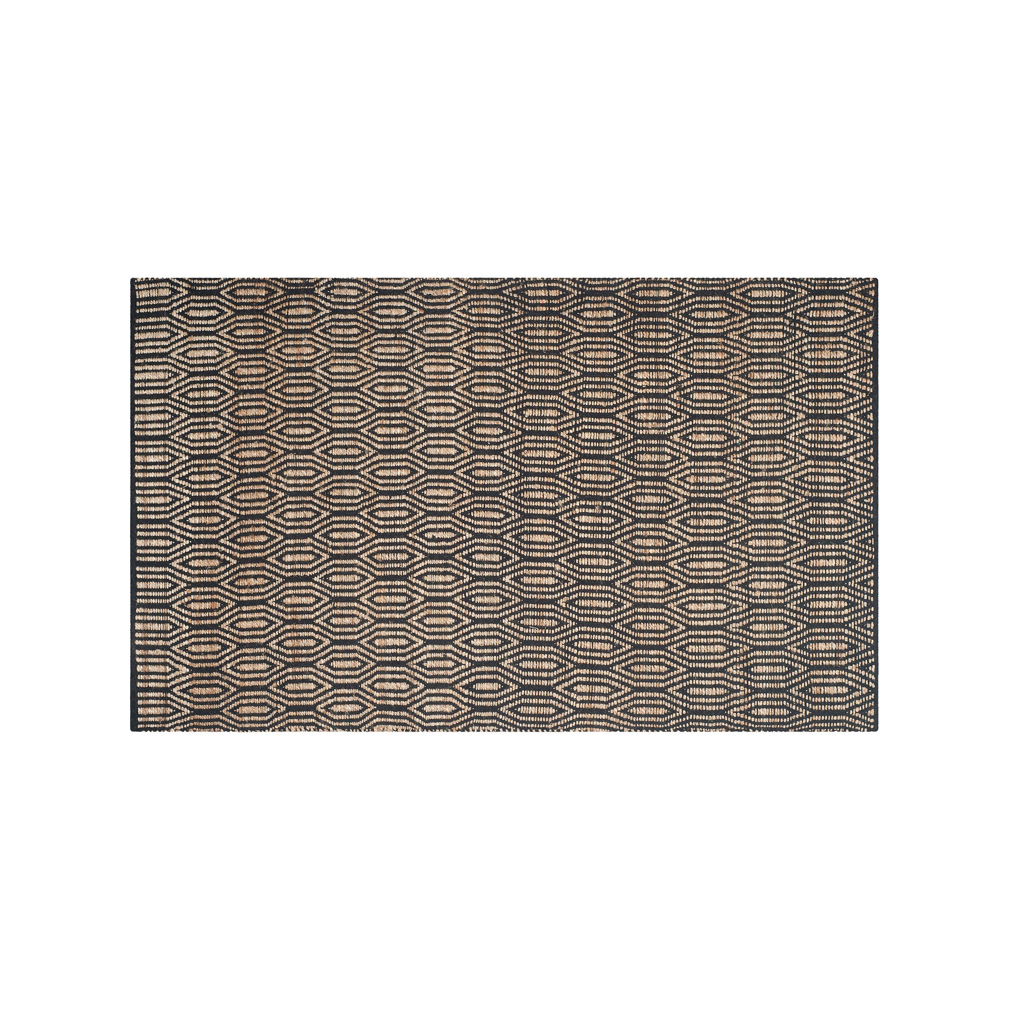 Safavieh Cape Cod Ellis Jute Blend Rug, Black Natural
