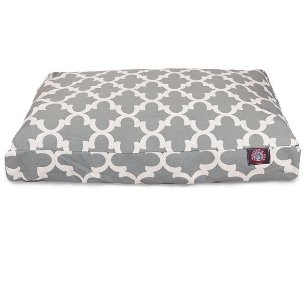 Majestic Pet Trellis Rectangle Dog Bed - Gray - Large - L