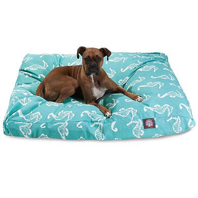 Majestic Pet Sea Horse Indoor Outdoor Rectangle Dog Bed