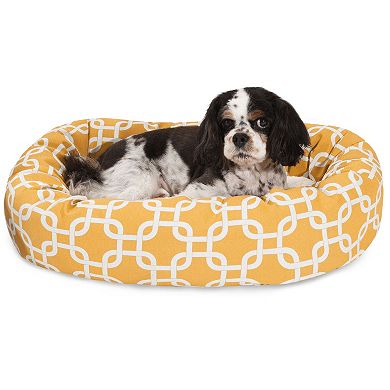 Majestic Pet Links Sherpa Indoor Outdoor Bagel Bed