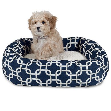 Majestic Pet Links Sherpa Indoor Outdoor Bagel Bed