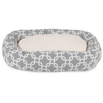 Majestic Pet Links Sherpa Indoor Outdoor Bagel Bed