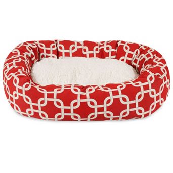 Majestic Pet Links Sherpa Indoor Outdoor Bagel Bed