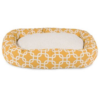 Majestic Pet Links Sherpa Indoor Outdoor Bagel Bed