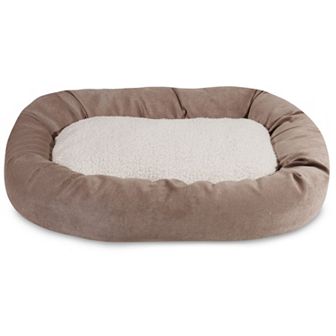 Majestic Pet Villa Sherpa Bagel Dog Bed