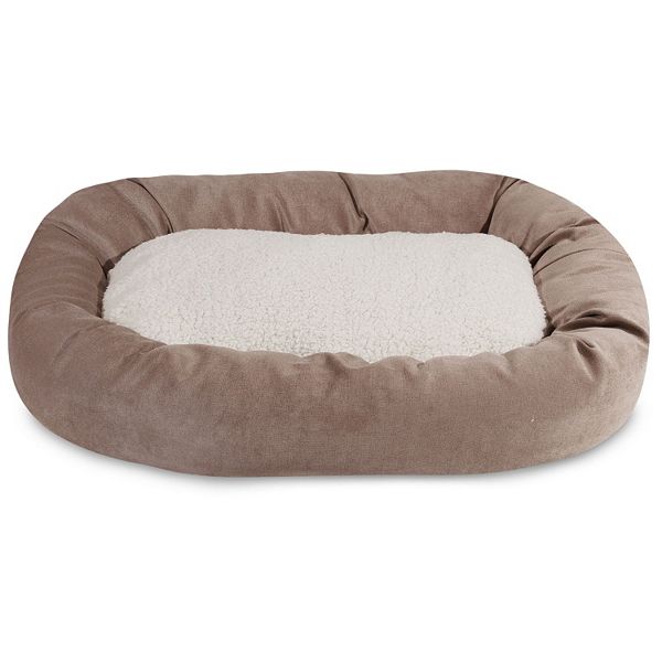 Majestic Pet Bagel Dog Bed - Beige - Extra Large - XL