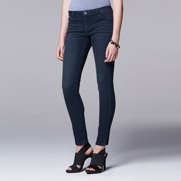 Kohls vera hot sale wang skinny jeans