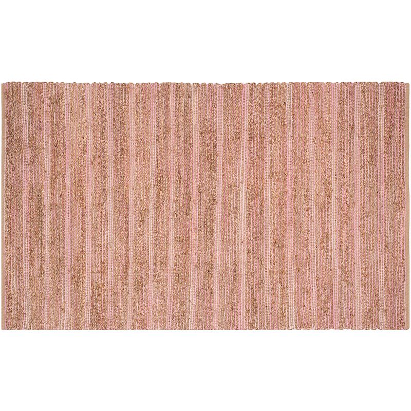 Safavieh Cape Cod Sandy Neck Jute Blend Rug, Light Pink, 8X10 Ft
