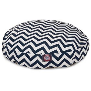 Majestic Pet Chevron Indoor Outdoor Round Dog Bed