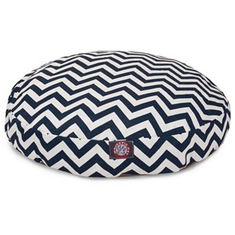 Majestic Pet Chevron Indoor Outdoor Round Dog Bed