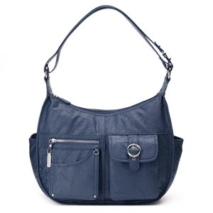 Rosetti Riveting Seams Convertible Hobo Bag