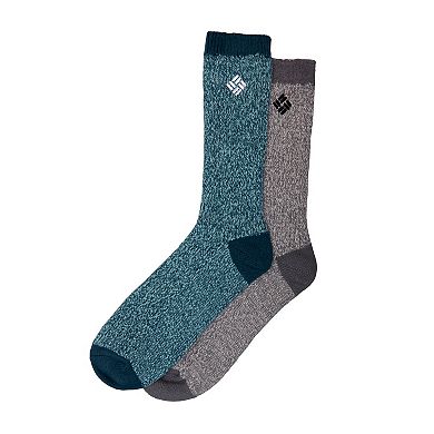 Women's Columbia 2-Pack Marled Crew Socks