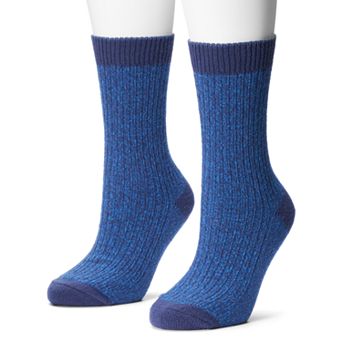 Women's Columbia 2-Pack Marled Crew Socks
