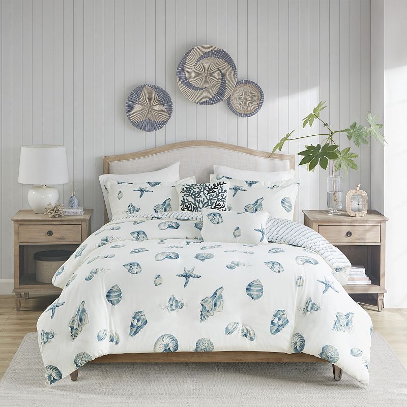 Harbor House Beach House Duvet Cover Set, Blue, Full/Queen