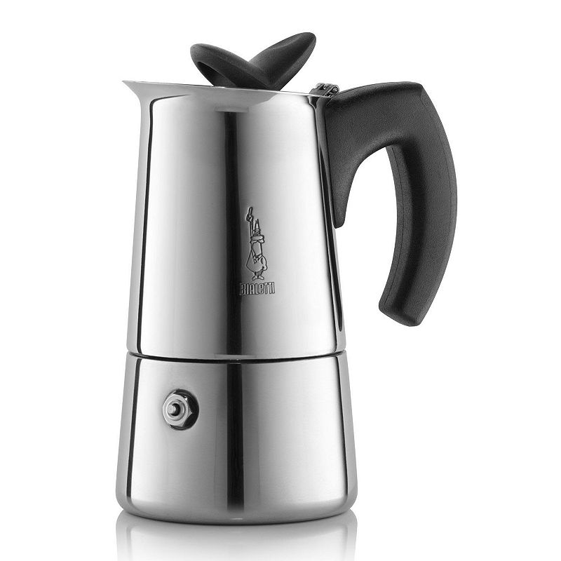 Bialetti Musa Stainless Steel Stovetop Espresso Coffee Maker, 4-Cup