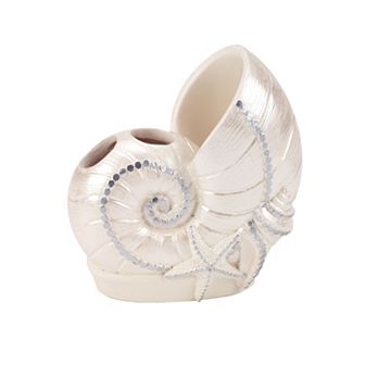 Avanti Sequin Shells Toothbrush Holder