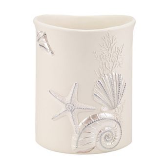 Avanti Sequin Shells Wastebasket