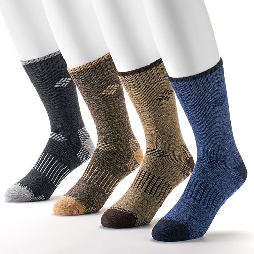 Men's Columbia Sportswear 4pack Moisture Control Crew Socks