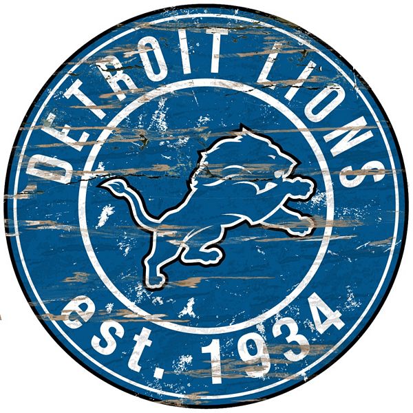 Detroit Lions Centered Lion Graphic · Creative Fabrica