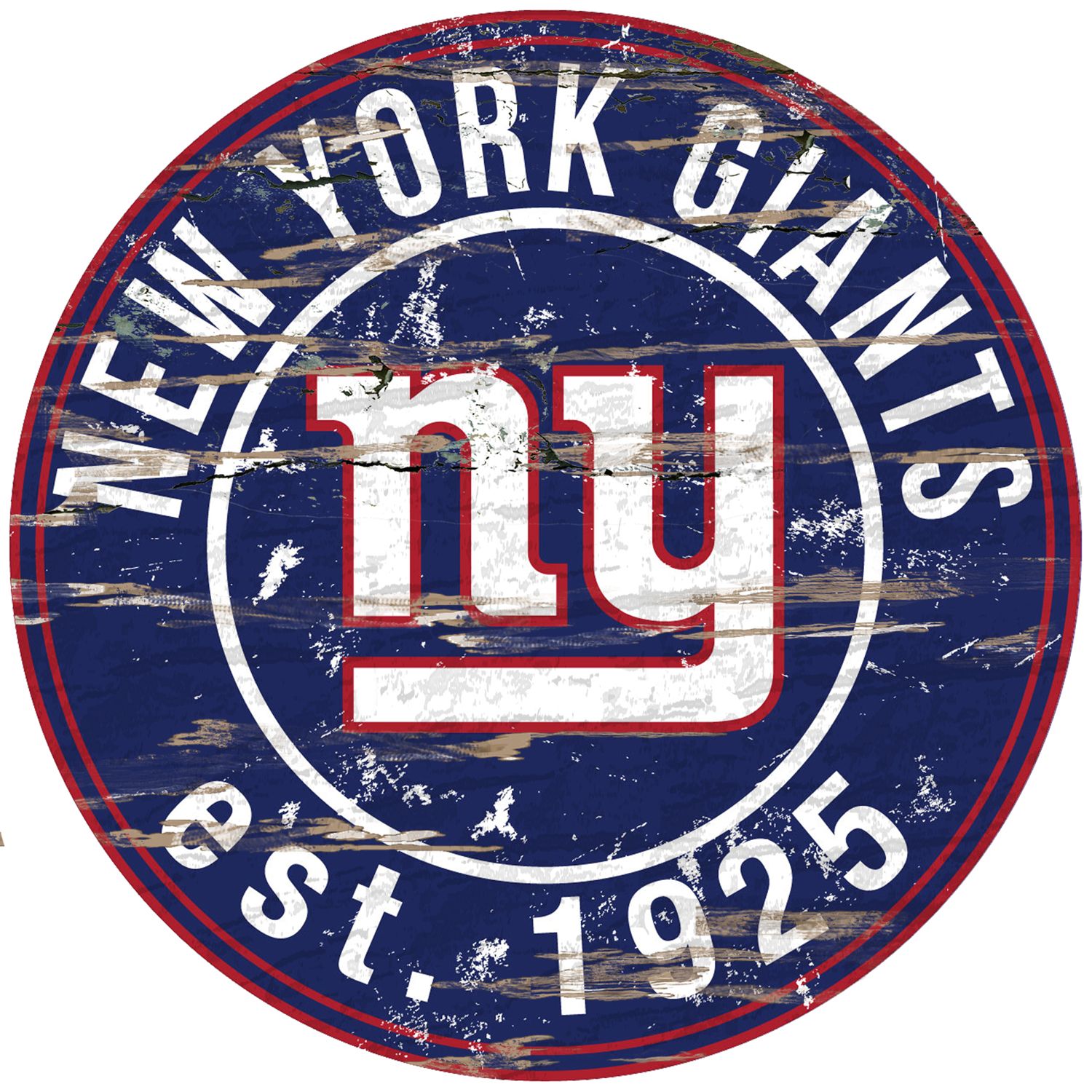 NEW YORK GIANTS CLASSIC RETRO LOGO EST. 1925 WOOD SIGN 11X17'' NEW  WINCRAFT 