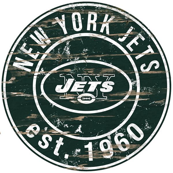 New York Jets Circle Logo Vinyl Decal / Sticker 5 sizes!!