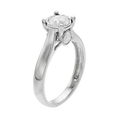 14k Gold 1 Carat T.W. Diamond Engagement Ring 