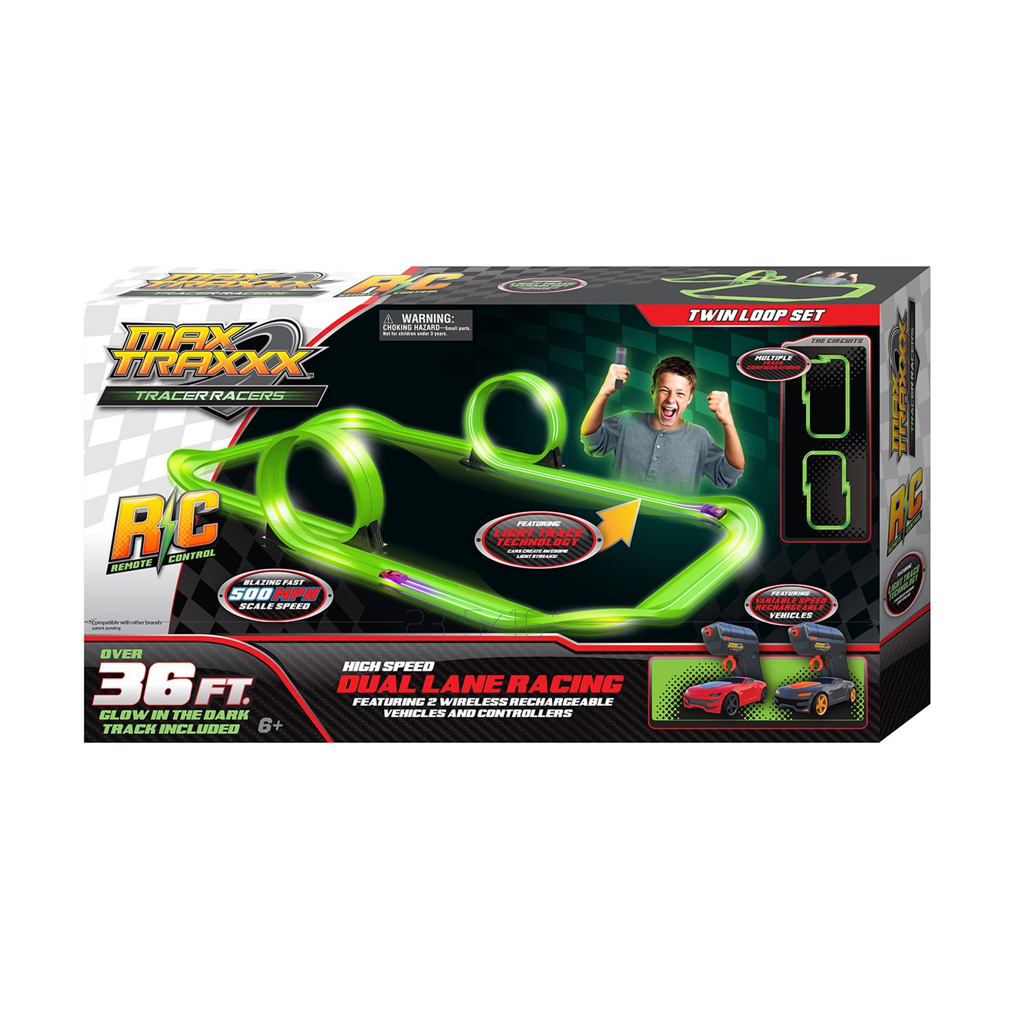 fast lane twin loop racing set