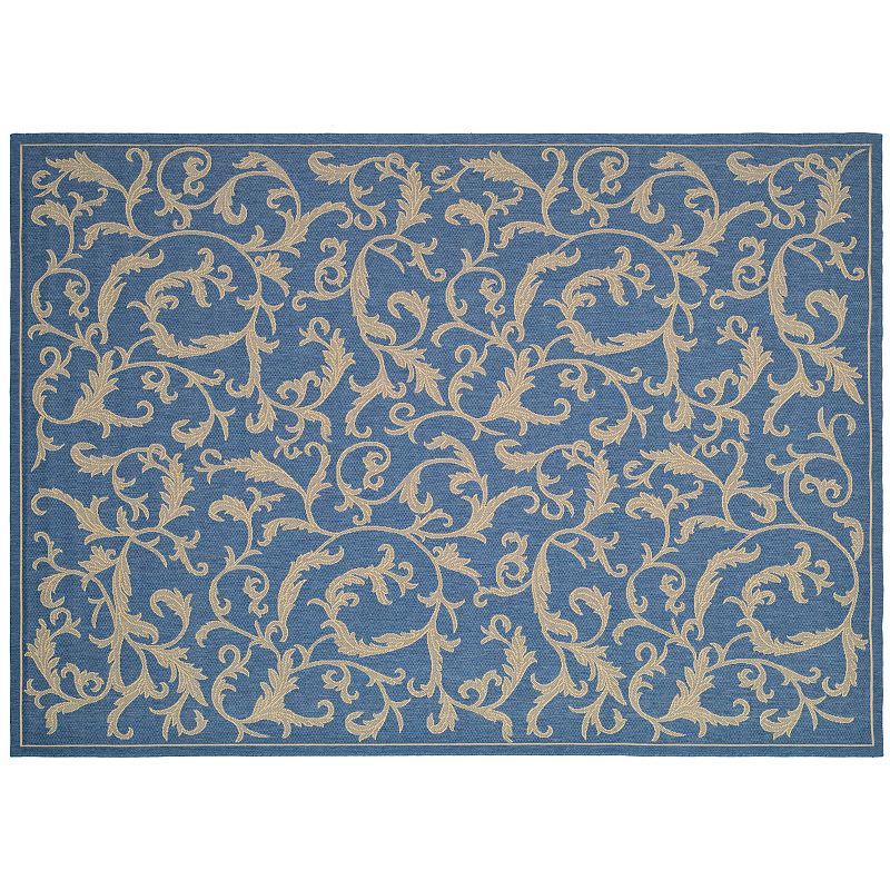 Safavieh Courtyard Ivy Vines Indoor Outdoor Rug, Multicolor, 8Ft Rnd