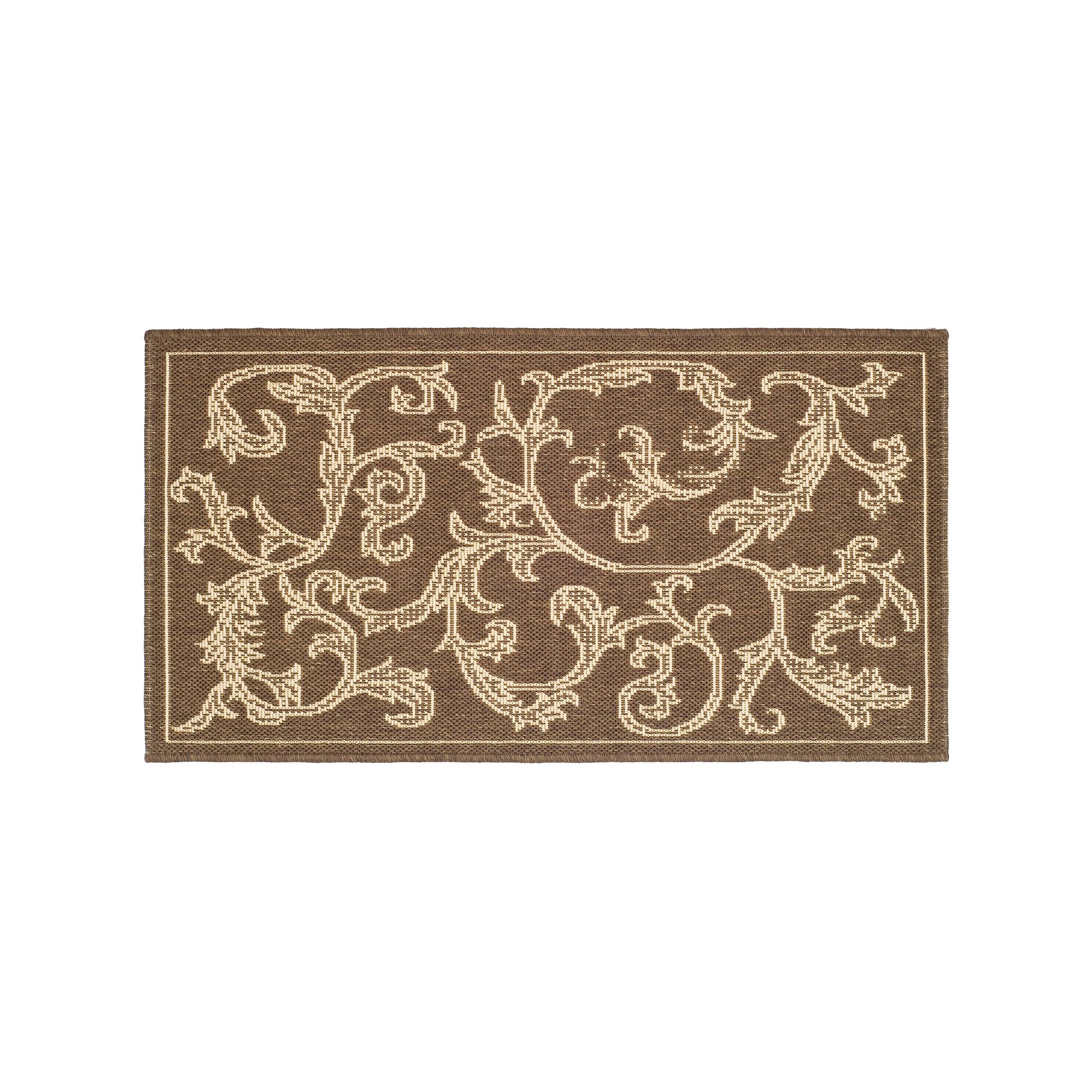 Safavieh Courtyard Ivy Vines Indoor Outdoor Rug, Brown Natural