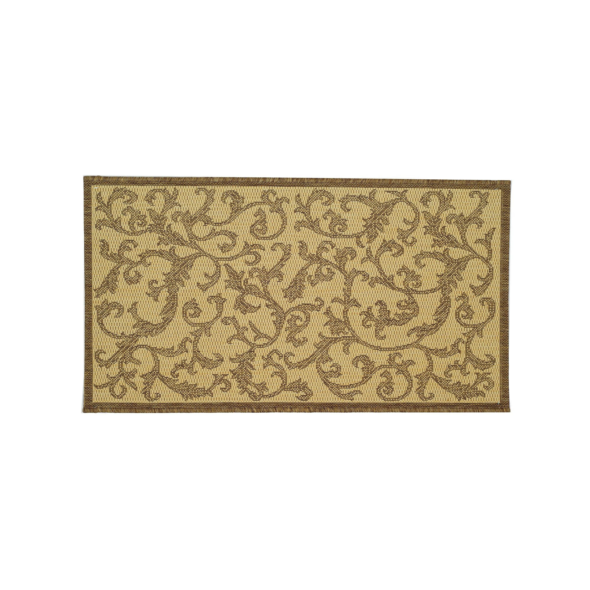 Safavieh Courtyard Ivy Vines Indoor Outdoor Rug, Natural Brown