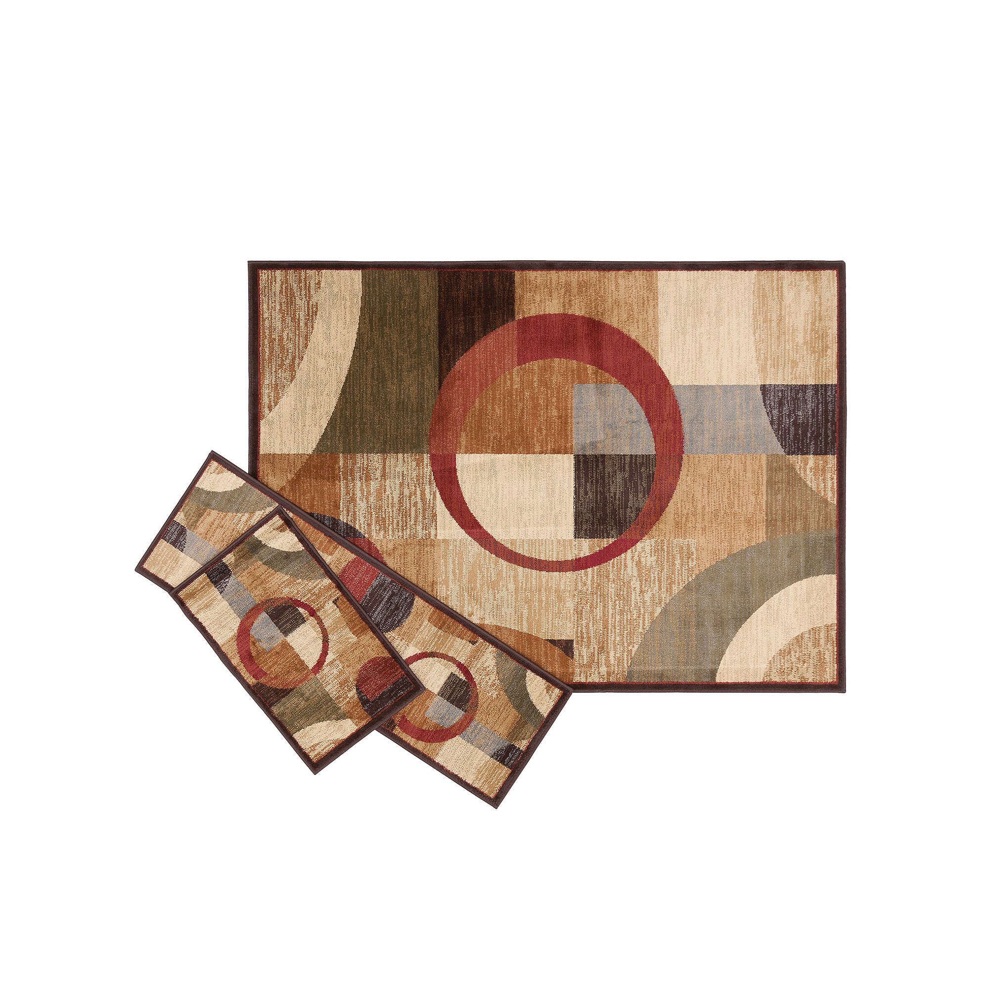 KHL Rugs Contemporary Geometric Rug, Multi
