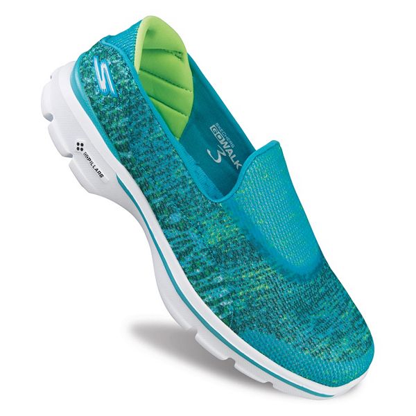 Teal skechers store go walk