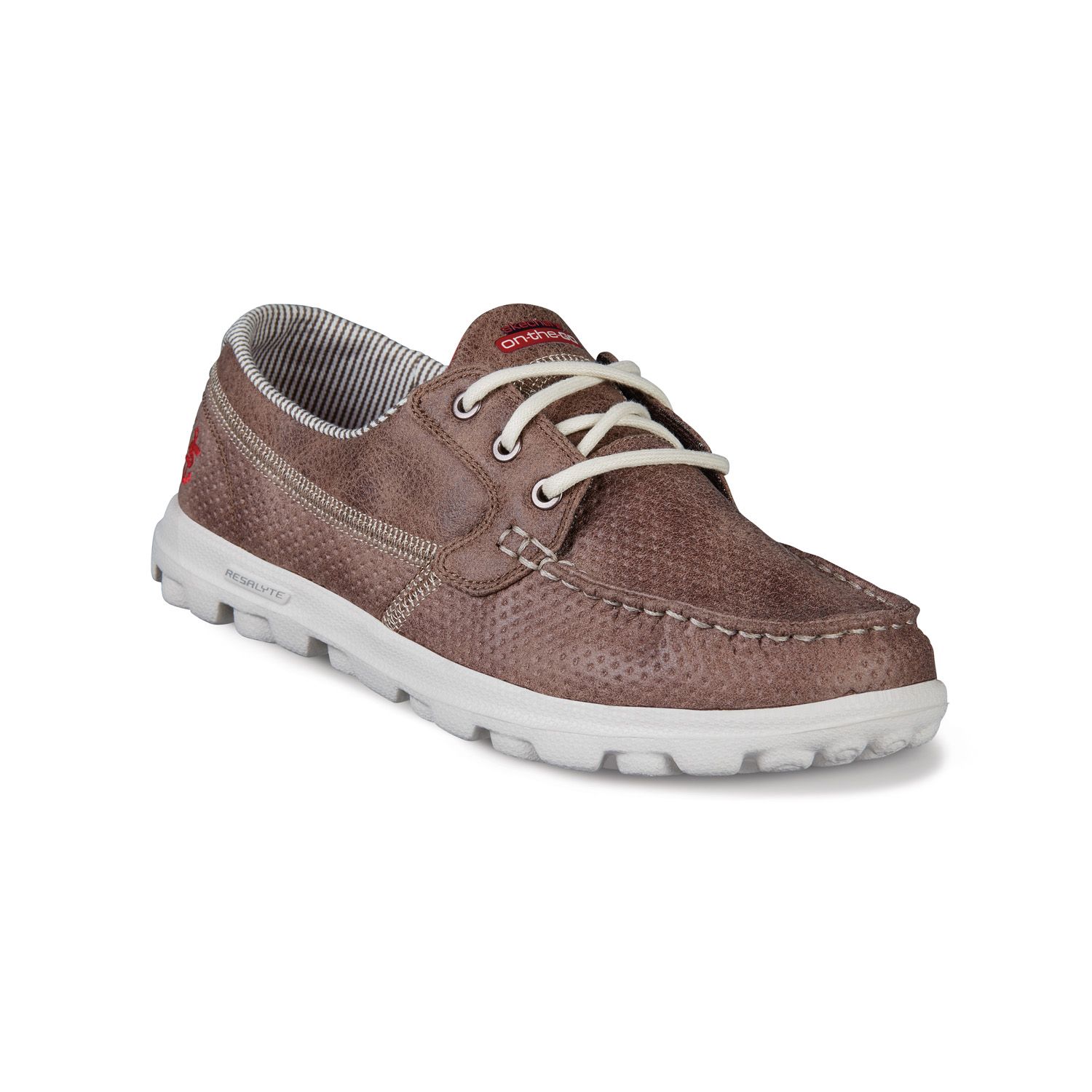 skechers on the go lace up lightweight boat shoes
