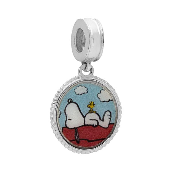 Sterling silver snoopy on sale charm