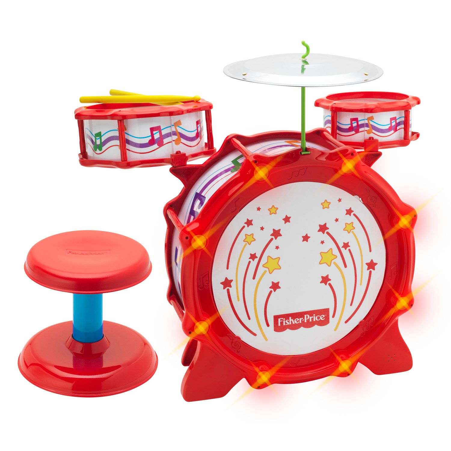 Fisher-Price Big Bang trumset med lamporFisher-Price Big Bang trumset med lampor  