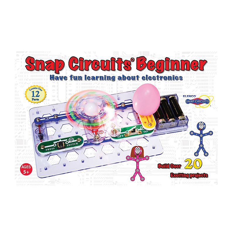 51142777 Elenco Snap Circuits Beginner, Multicolor sku 51142777