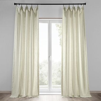 EFF 1-Panel Heavyweight Solid Window Curtain