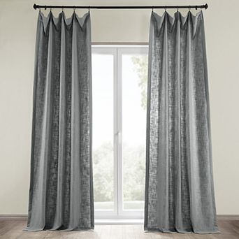 EFF 1-Panel Heavyweight Solid Window Curtain