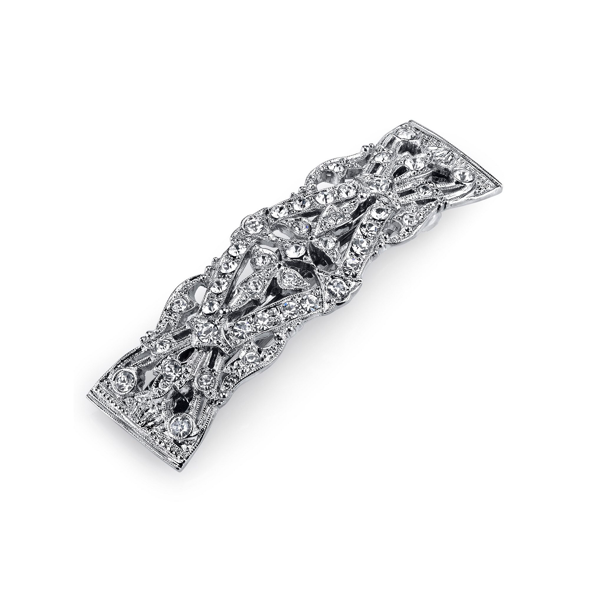1928 Hair Clip, Clear