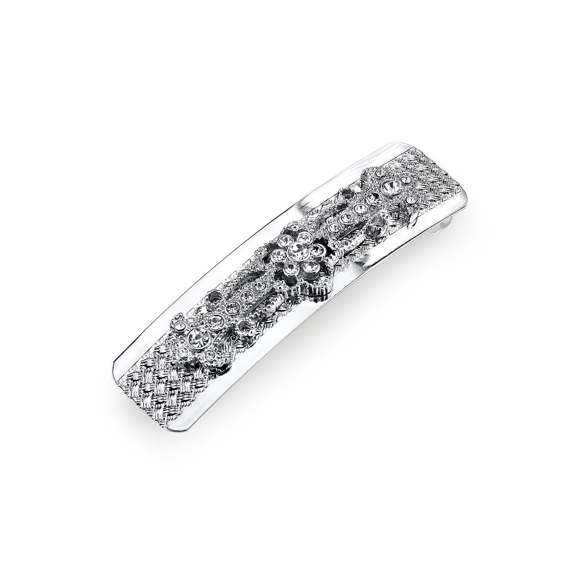 1928 Flower Hair Clip, White