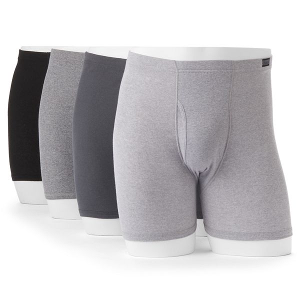 Hanes Men`s Tagless Boxer Briefs with ComfortSoft Waistband